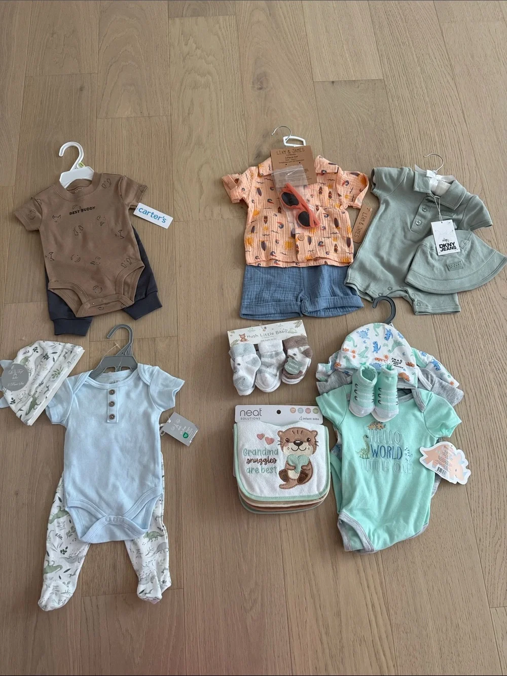 New w tags! 0-3 & 3-6mo baby boy clothes.